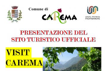 Presentazione del Sito turistico - Visit Carema